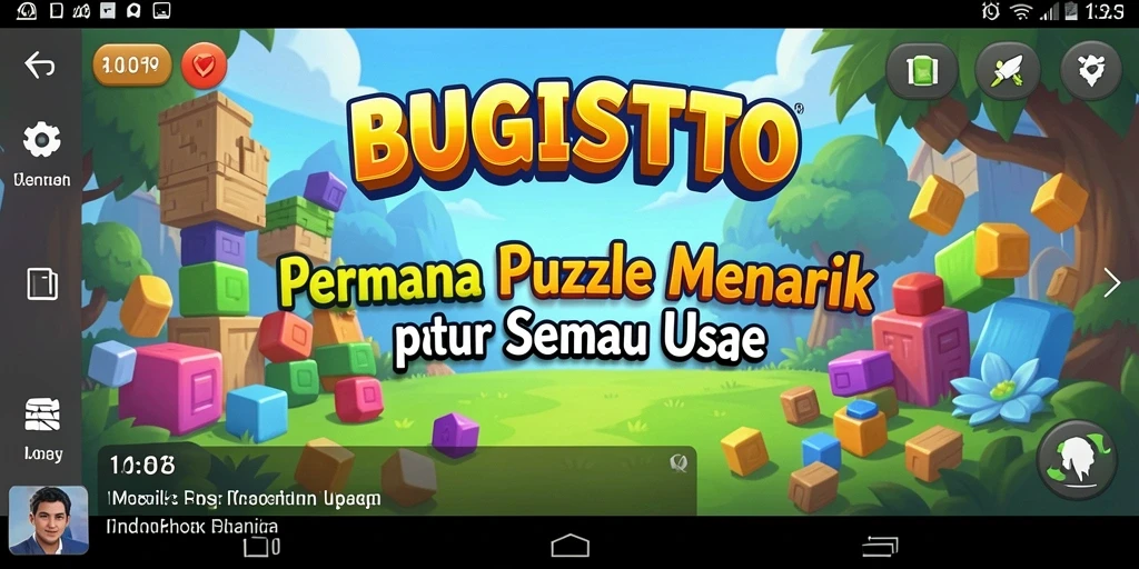 Gameplay BUGISTOTO dengan teka-teki menarik dan menantang.
