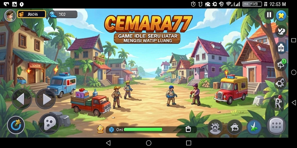 Tampilan gameplay CEMARA77 yang menawan dan mudah dimengerti.