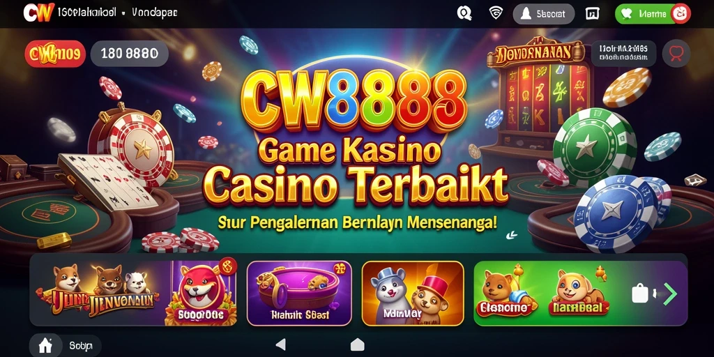 Tampilan gameplay kasino yang memukau dari CW8888.