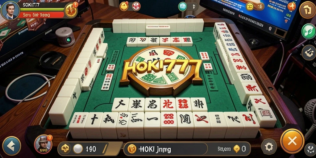 Screenshot HOKI777 menampilkan gameplay Mahjong yang menarik dan mendebarkan.