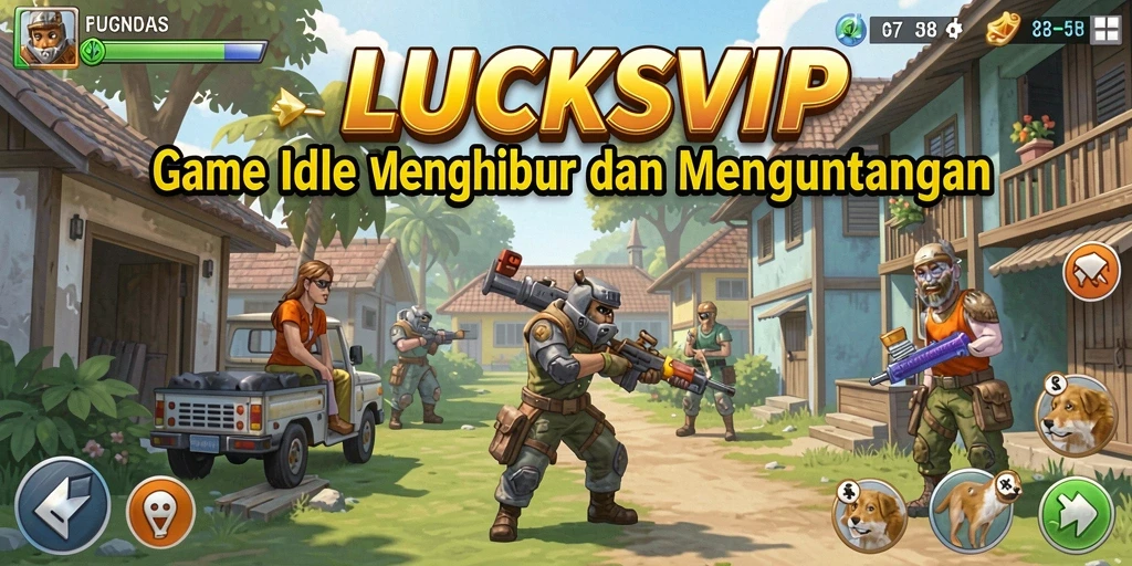 Tampilan gameplay LUCKSVIP yang seru dan penuh warna.