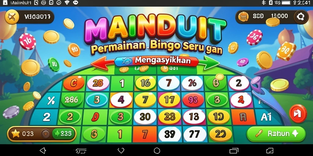 Tampilan gameplay seru dalam permainan bingo MAINDUIT.