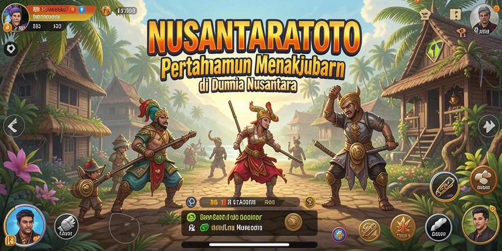 Tampilan seru gameplay NUSANTARATOTO dengan pertahanan menakjubkan.