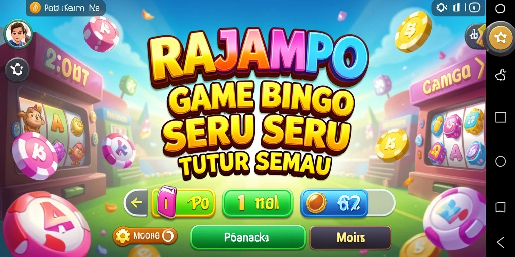 Screenshot permainan Bingo yang seru di RAJAMPO.