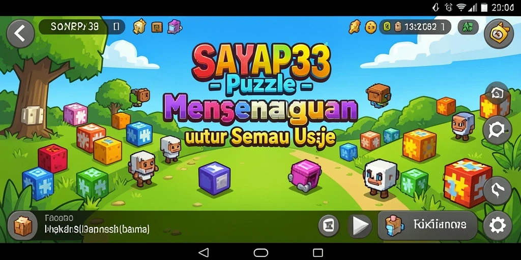 Tangkapan layar gameplay SAYAP33 yang penuh warna dan menantang.