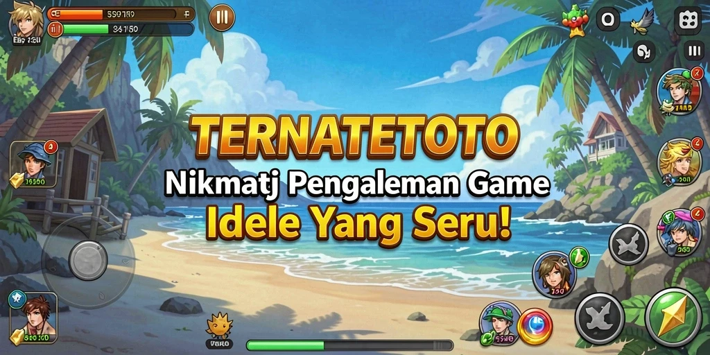 Gameplay menawan TERNATETOTO yang penuh warna dan seru.